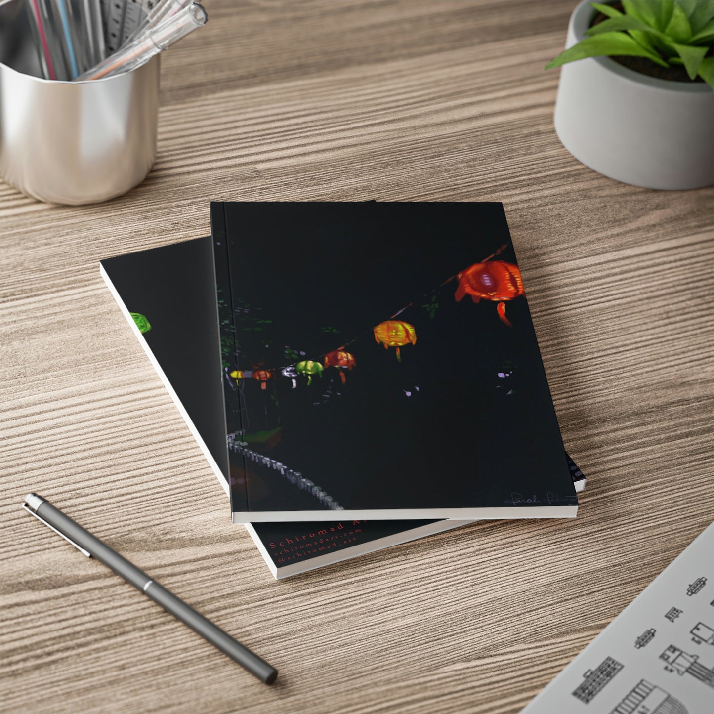 Lanterns Softcover Notebook