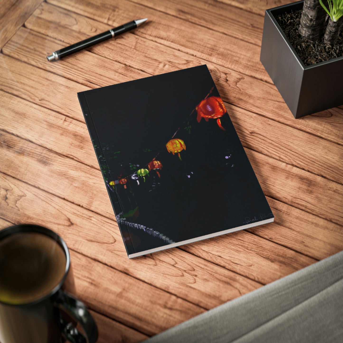 Lanterns Softcover Notebook